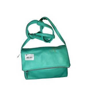 Wild Fable Womens Teal Inner Pocket Leather Crossbody Handbag One Size